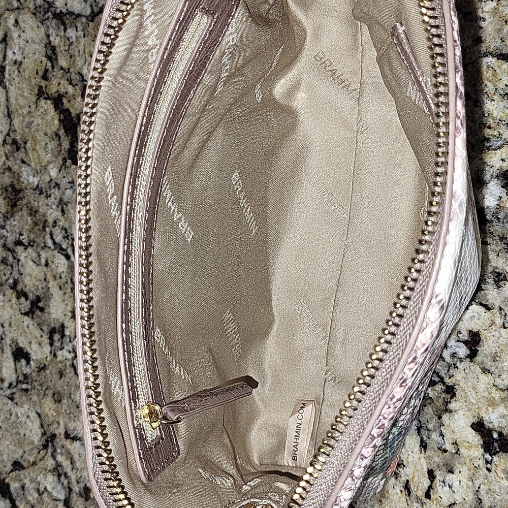 Brahmin Amal Piaffe Snake Print Crossbody - Picture 13 of 16